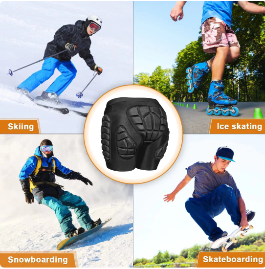Alpine Comfort Padded Skiing/Skateboarding Shorts