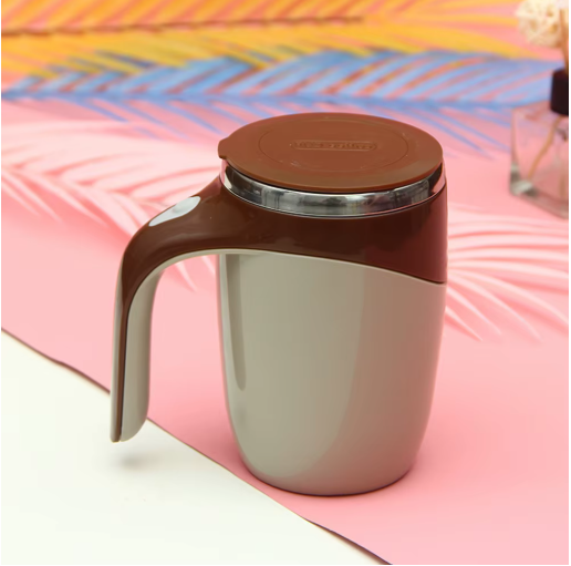 Magnetic Self-Stirring Travel Mug