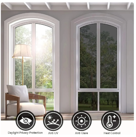 One way window film