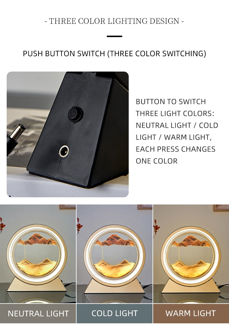 360 DEGREE LED OHARA SANDS MOON LAMP