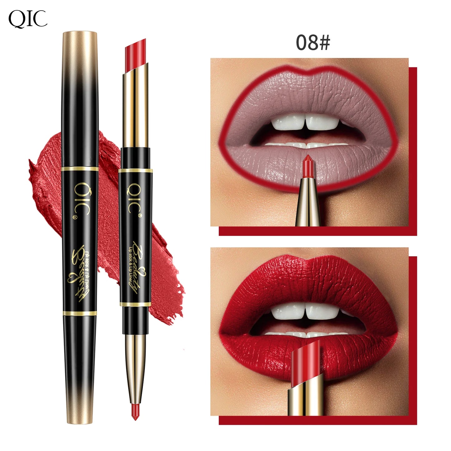 QIC Waterproof Matte Lip Liner