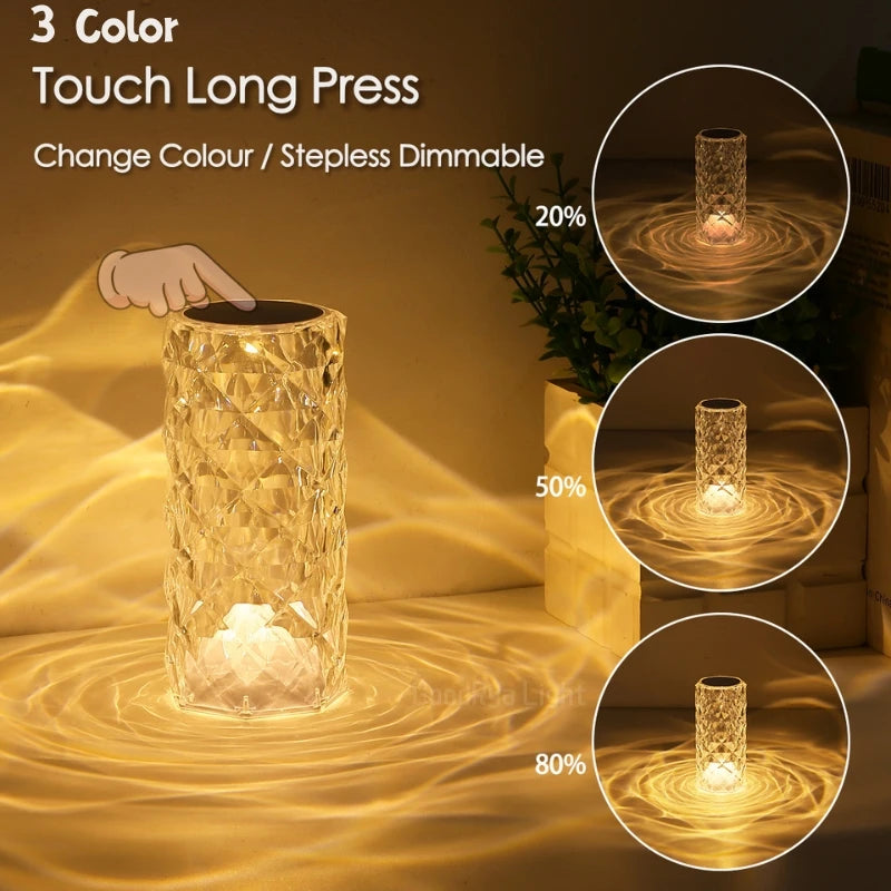 Crystal Touch LED Lamp