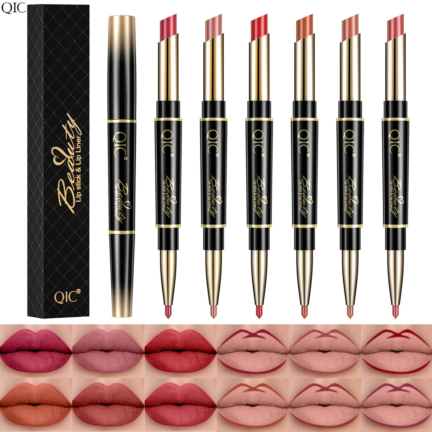 QIC Waterproof Matte Lip Liner