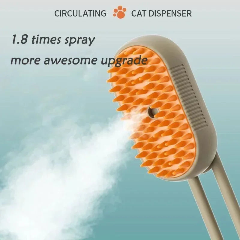 Pet Spa Comb: Steam & Massage
