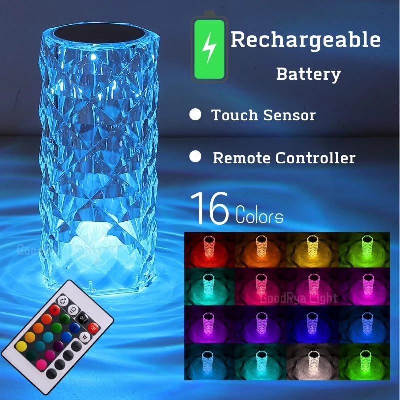 Crystal Touch LED Lamp