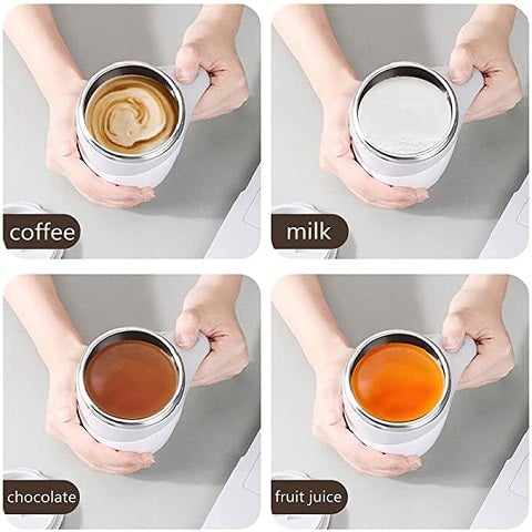 Magnetic Self-Stirring Travel Mug