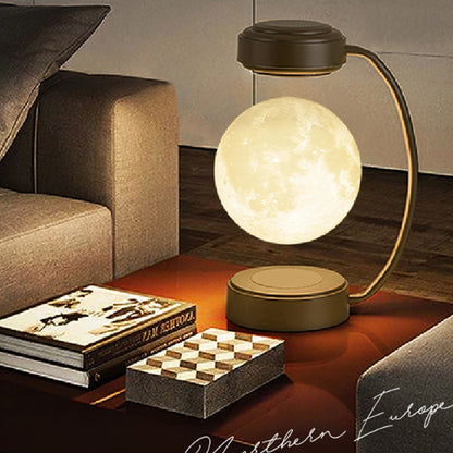 3D Magnetic Levitating Moon Lamp LED Night Light