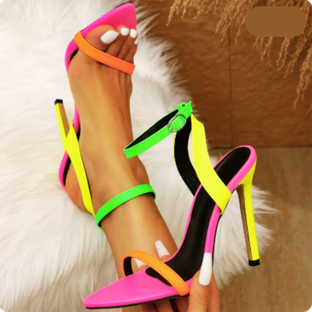 Aneikeh Multi-Color High Heels