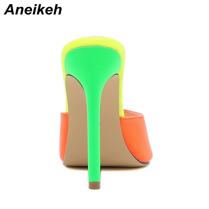 Aneikeh Multi-Color High Heels