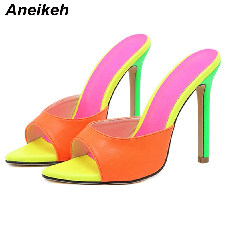 Aneikeh Multi-Color High Heels