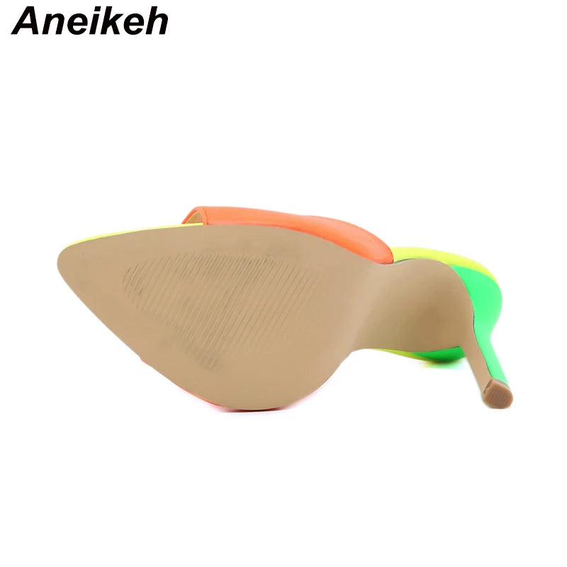 Aneikeh Multi-Color High Heels