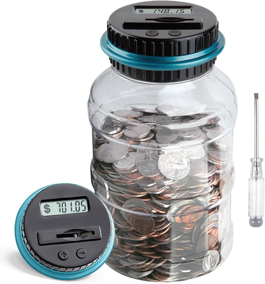 Digital Coin Counter Bank