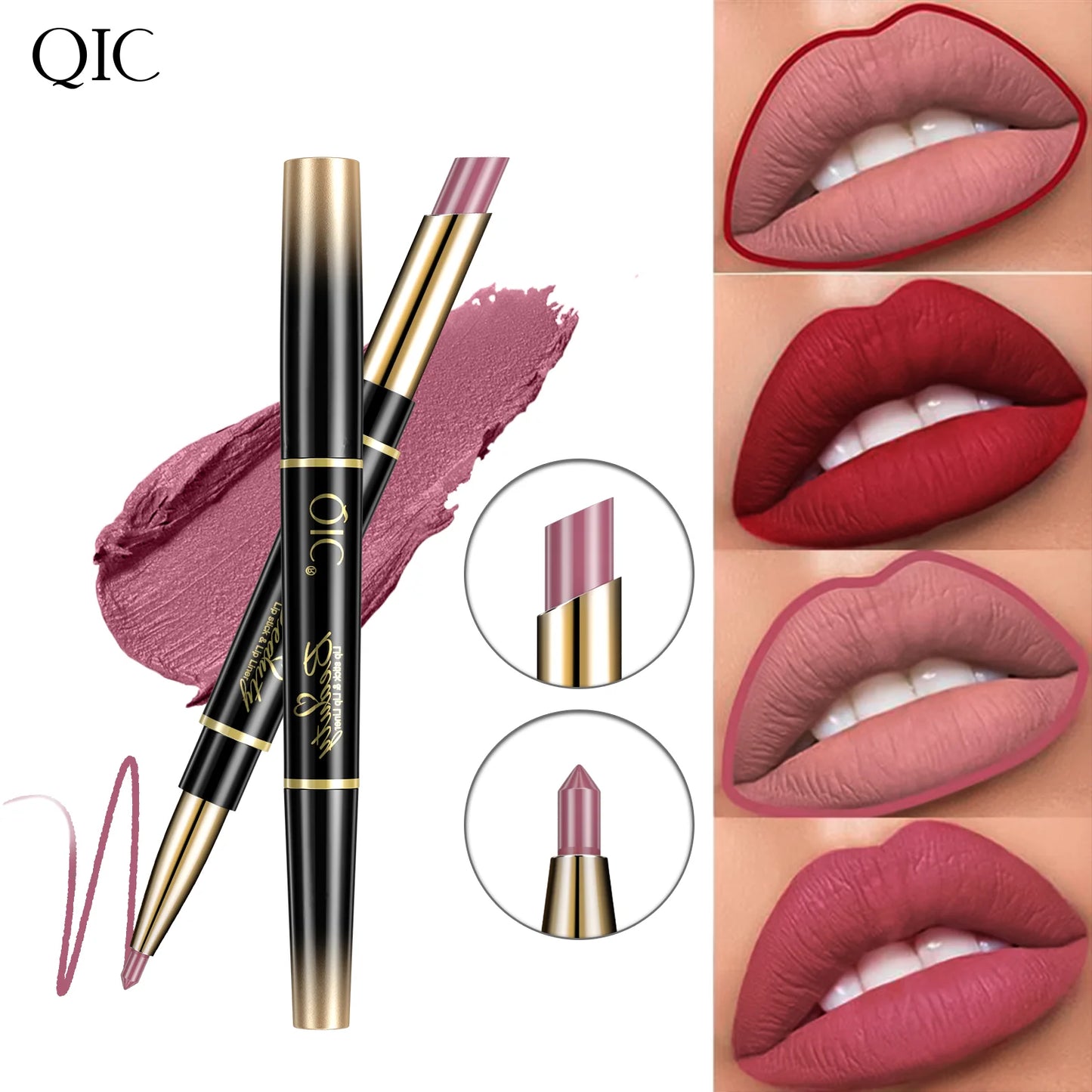 QIC Waterproof Matte Lip Liner